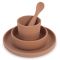 Jollein Dinerset Caramel Silicone Jollein Dinerset Caramel Silicone