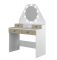 Kaptafel Vanity Star Eiken Wit Kaptafel Vanity Star Eiken Wit