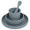 Jollein Dinerset Storm Grey Silicone Jollein Dinerset Storm Grey Silicone