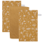Little Dutch Washandjes Wild Flowers Ochre Little Dutch Washandjes Wild Flowers Ochre