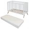 Cabino Baby Bed Met Matras Teresa Wit 60 x 120 cm Cabino Baby Bed Met Matras Teresa Wit 60 x 120 cm