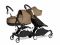 Babyzen Duo Kinderwagen YOYO Connect White/Toffee Babyzen Duo Kinderwagen YOYO Connect White/Toffee