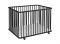Cabino Babybox Inklapbaar Met In Hoogte Verstelbare Bodem Zwart Cabino Babybox Inklapbaar Met In Hoogte Verstelbare Bodem Zwart