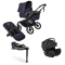 Bugaboo Kinderwagen 3 in 1 Fox 5 Renew Complete Black | Deep Indigo + Bugaboo Autostoel Otter by Nuna Groep 0 + Draaibare Isofix Base 360