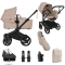 Bugaboo Donkey 6 Single Essential Bundle Black | Desert Taupe Melange