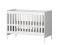 Born Lucky Santiago Baby Bed 60x120 cm Wit