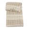 Meyco Ledikantdeken Hydrofiel Stripe Sand 100 x 150 cm