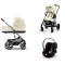 Cybex Kinderwagen 3 in 1 Balios S Lux Seashell Beige | Light Beige