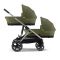 Cybex Tweeling Kinderwagen Gazelle S Moss Green | Khaki