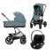 Cybex Kinderwagen 3 In 1 Talos S Lux Stormy Blue | Blue Met Cybex Autostoel Cloud T