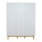 Quax 3 Deurs Kledingkast Mood White