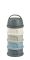 Beaba Stapelbare Doseerdozen 4 Compartimenten Mineral Grey/Blue