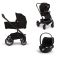 Nuna Kinderwagen 3 in 1 MIXX™ next Caviar + Autostoel Cloud T I Size
