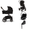 Nuna Kinderwagen 3 in 1 MIXX™ next Caviar + Autostoel Cloud T I Size + Cybex Draaibare Base T