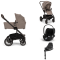 Nuna Kinderwagen 3 in 1 MIXX™ next Cedar + Autostoel Cloud T Plus I Size + Cybex Draaibare Base T