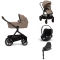 Nuna Kinderwagen 3 in 1 DEMI™ next Cedar + Autostoel Cloud T I Size + Cybex Draaibare Base T