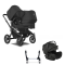 Bugaboo Donkey 5 Duo Kinderwagen 3 In 1 Black Midnight Black