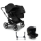 Bugaboo Donkey 5 Duo Kinderwagen 3 In 1 Graphite Midnight Black 