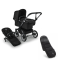 Bugaboo Donkey 5 Mono Kinderwagen 2 In 1 Graphite Midnight Black + Voetenzak