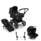 Bugaboo Donkey 5 Mono Kinderwagen 3 In 1 Black Midnight Black