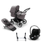 Bugaboo Donkey 5 Mono Kinderwagen 3 In 1 Graphite Grey Melange Met Cybex Cloud T Groep 0 Autostoel