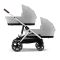 Cybex Tweeling Kinderwagen Gazelle S Silver Stone Grey Mid Grey