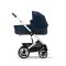 Cybex Kinderwagen 2 In 1 Talos S Lux Silver Ocean Blue Navy Blue 