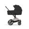 Cybex Priam 5 Kinderwagen 2 in 1 Comfort | Sepia Black | Black | Rosegold