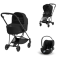 Cybex Mios 3 in 1 Kinderwagen Matt Black Sepia Black