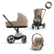 Cybex Priam Kinderwagen 3 In 1 Cozy Beige Kies Kleur Frame Met Cybex Autostoel Cloud T