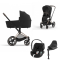Cybex Priam Kinderwagen 4 In 1 Rosegold Sepia Black