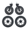 Easywalker Harvey⁵/Jimmey - Air tyre Wielenset