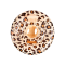 Swim Essentials Baby Float Beige Leopard 0-1 Jaar