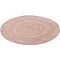 Kids Depot Vloerkleed Rond Jute Dark Pink