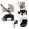 Nuna Kinderwagen 3 in 1 MIXX™ Next Biscotti + Autostoel Cloud T I Size + Cybex Draaibare Base T
