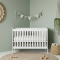 Born Lucky Santiago Baby Bed 60x120 cm Wit