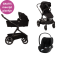 Nuna Kinderwagen 3 in 1 DEMI™ next Caviar + Autostoel Cloud T I Size