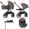 Nuna TRIV™ lx Kinderwagen 4 in 1 Chestnut + Autostoel ARRA™ flex + Isofix 360° Base Next