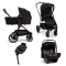 Nuna TRIV™ lx Kinderwagen 3 in 1 Caviar + Autostoel PIPA™ next + Isofix 360° Base Next