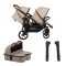 Topmark Tweeling Kinderwagen 2COMBI Zand