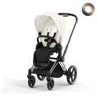 Cybex Priam Kinderwagen Off White Light Beige Kies Kleur Frame