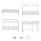 Life Time 4 in 1 Bed In Combinatie Met Dakcontructie + Luxe Lattebodem