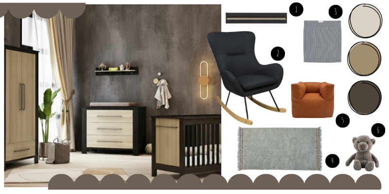 Babykamer industrieel