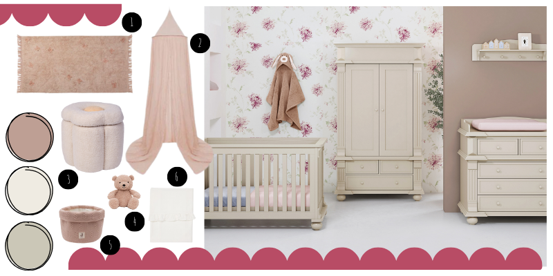 Babykamer romantisch