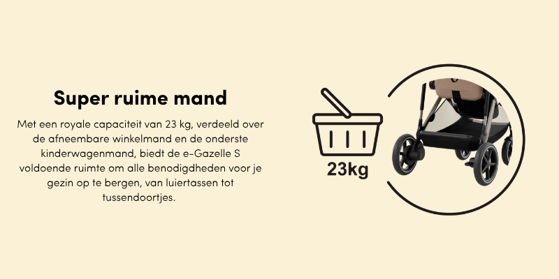 Cybex e-Gazelle S kinderwagen